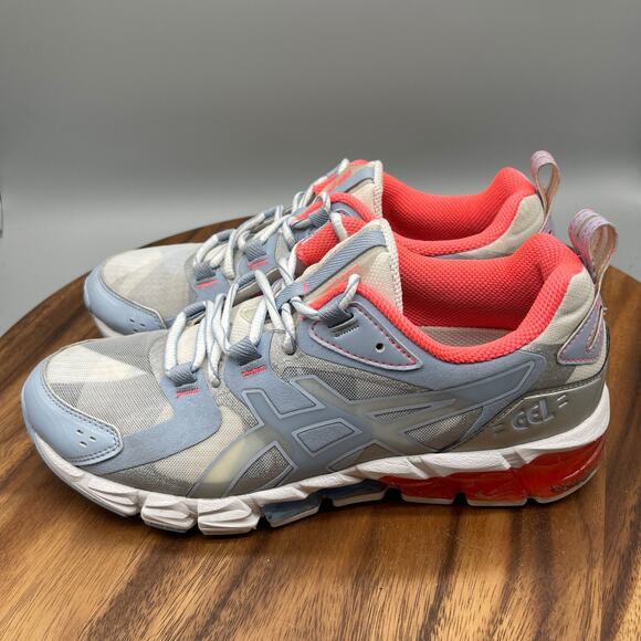 Asics Glacier Gel Quantum 180 Shoes Womens Size 8 Blue Pink Running Comfort Walk - Picture 3 of 8